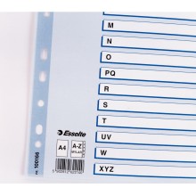 Przekładki kartonowe Esselte Mylar A4 alfabetyczne A-Z