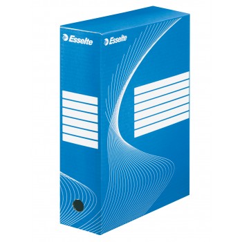 Pudło archiwizacyjne Esselte Boxy 100mm A4 niebieskie