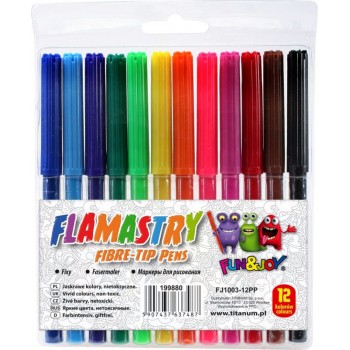Flamastry Fun&Joy 12 kolorów