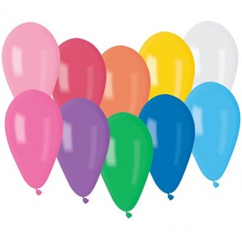 Balony Gemar A60 pastel 6" mix / 100 szt