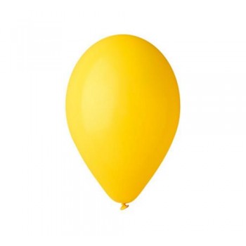 Balony Gemar G110 pastel 12" żółty / 100 szt