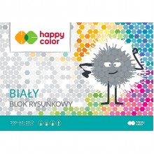 Blok rysunkowy Happy Color A3, 100g, 20k, biały