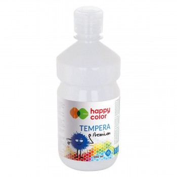 Farba tempera Happy Color 500ml biały