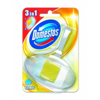 Kostka toaletowa Domestos Citrus, w koszyku, 40g