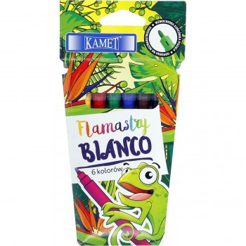 Flamastry Kamet Bianco 6 kolorów