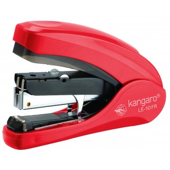 Zszywacz Kangaro LE-10FR, zszywa do 20 kartek, czerwony