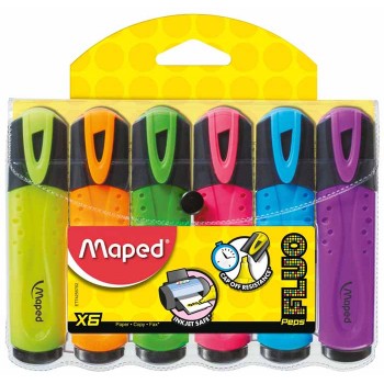 Zakreślacz Maped Fluo Peps 6 kolorów