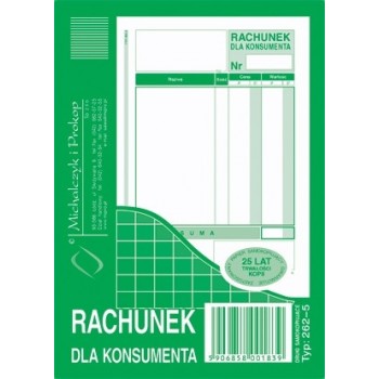 Rachunek dla konsumenta 262-5 MiP A6