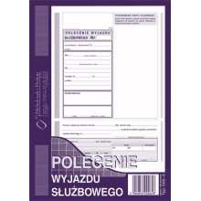 Polecenie wyjazdu służbowego 505-3 MiP A5