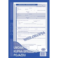 Umowa kupna-sprzedaży pojazdu 650-1 A4 MiP