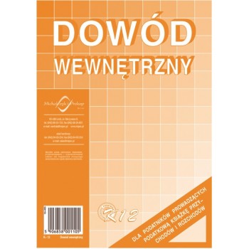 Dowód wewnętrzny Michalczyk i Prokop K12, A5, 40 kartek