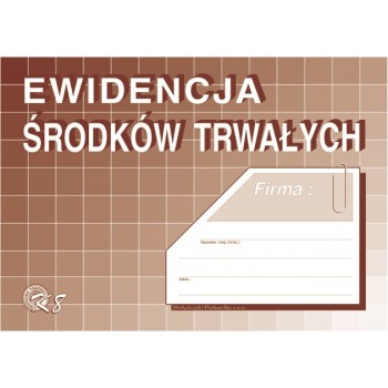 Ewidencja środków trwałych Michalczyk i Prokop K8, A5, 32 strony