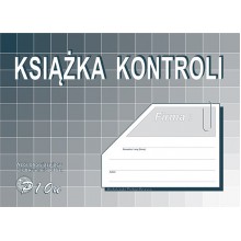 Książka kontroli Michalczyk i Prokop P10u, A5, 32 strony