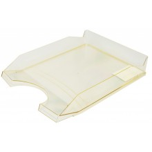 Szuflada na dokumenty Office Products transparentna żółta