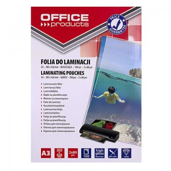 Folia laminacyjna Office Products A3, 80mic