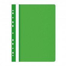 Skoroszyt wpinany Office Products, A4, miękki, zielony