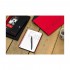 Kołozeszyt Oxford Black N' Red A5, 70k, krata