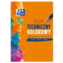 Blok techniczny Oxford A3, 225g kolorowy