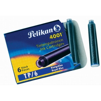 Naboje atramentowe Pelikan TP/6 niebieskie