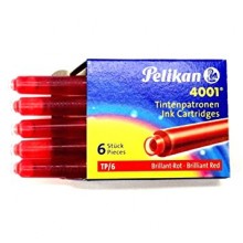 Naboje atramentowe Pelikan TP/6 czerwone