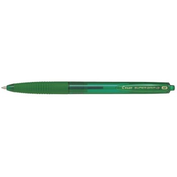 Długopis automatyczny Pilot Super Grip G zielony
