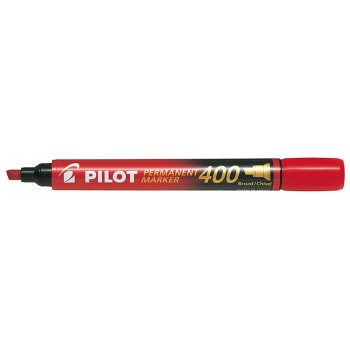 Marker permanentny Pilot SCA-400, ścięty, czerwony