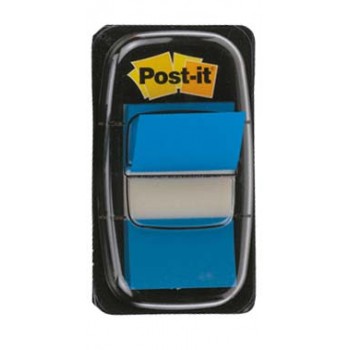Zakładki indeksujące Post-It pojedyńcze, 25x43mm, niebieskie