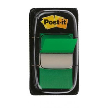 Zakładki indeksujące Post-It pojedyńcze, 25x43mm, zielone