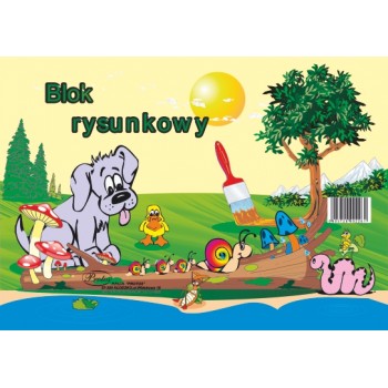 Blok rysunkowy Protos A4 biały