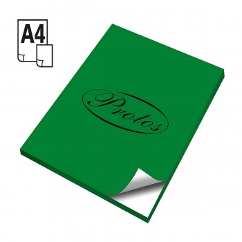 Etykieta samoprzylepna Protos A4, zielony, 10 arkuszy
