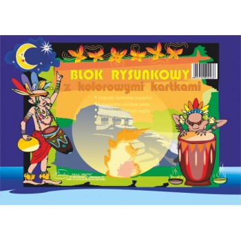 Blok rysunkowy Protos A4 kolorowy