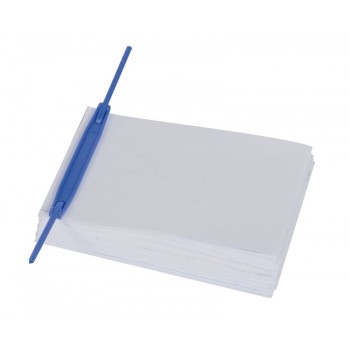 Klipsy archiwizacyjne Q-Connect E-Clip, 100szt. niebieskie
