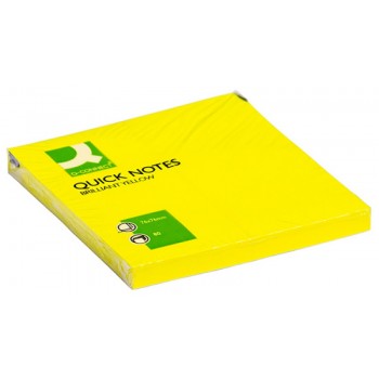 Notes samoprzylepny Q-connect 76x76 mm żółty 