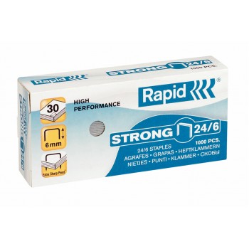 Zszywki Rapid Strong 24/6, 1000 sztuk