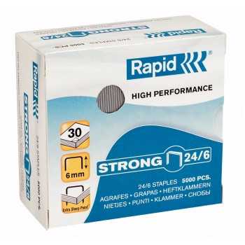 Zszywki Rapid Strong 24/6, 5000 sztuk