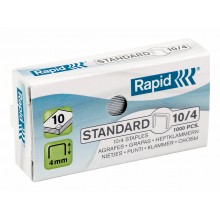 Zszywki Rapid Standard 10/4, 1000 sztuk