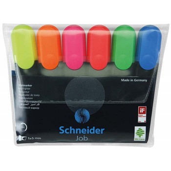 Zakreślacz Schneider Job 6 kolorów