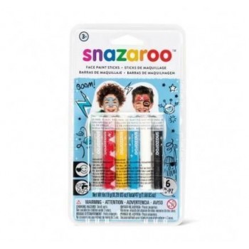 Kredki do malowania twarzy Snazaroo Boys 6 kolorów