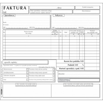 Faktura F10 2/3 A4 Stolgraf