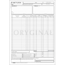 Faktura VAT F22 uniwersalna 1+2 A4 Stolgraf