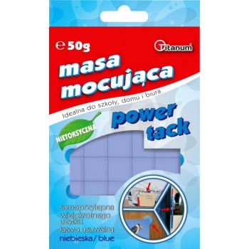 Masa mocująca Titanum Power Tack, 50g, niebieska