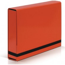 Teczka z gumką VauPe Box Caribic A4/50mm czerwony