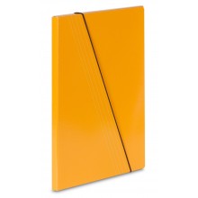Teczka z gumką Vaupe A4/10mm, 700g, żółty