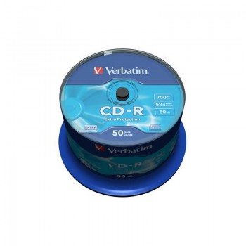 Płyty CD-R Verbatim 700MB cake, 50 sztuk