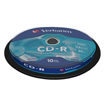 Płyty CD-R Verbatim 700MB cake, 10 sztuk