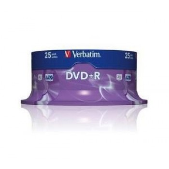 Płyty DVD-R Verbatim 4,7GB cake, 25 sztuk