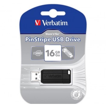 Pendrive Verbatim PinStripe 16GB