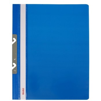 Skoroszyt z metalową zawieszką Biurfol A4, niebieski
