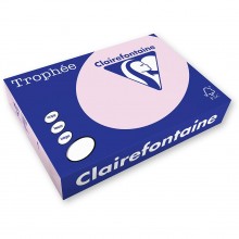 Papier kolorowy Trophee A4 80g intensywny róż